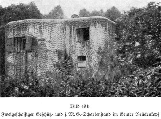 zware bunker A30 te Moortsele type Tyrolien Mamelonné